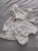 White Fur Trim Set.